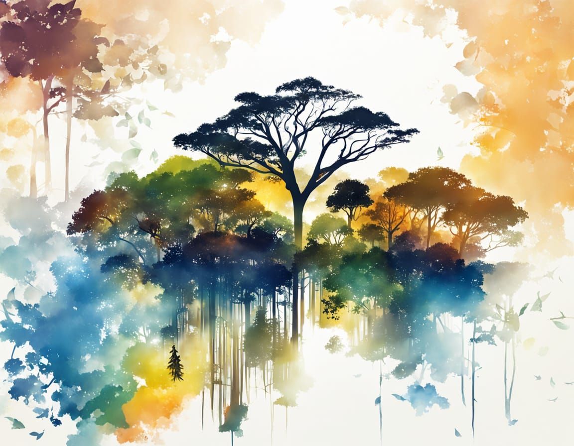 Majestic Big Tree in a Serene Landscape