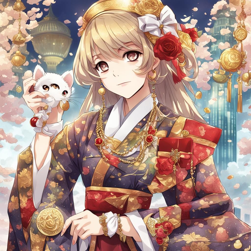 Anime Style: Wealthy Girl in Japanese Manga