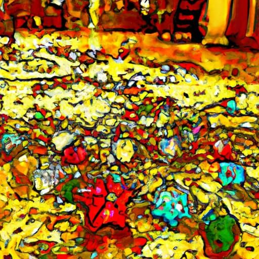 Stained Glass Christmas Ornaments in Expressionist Style