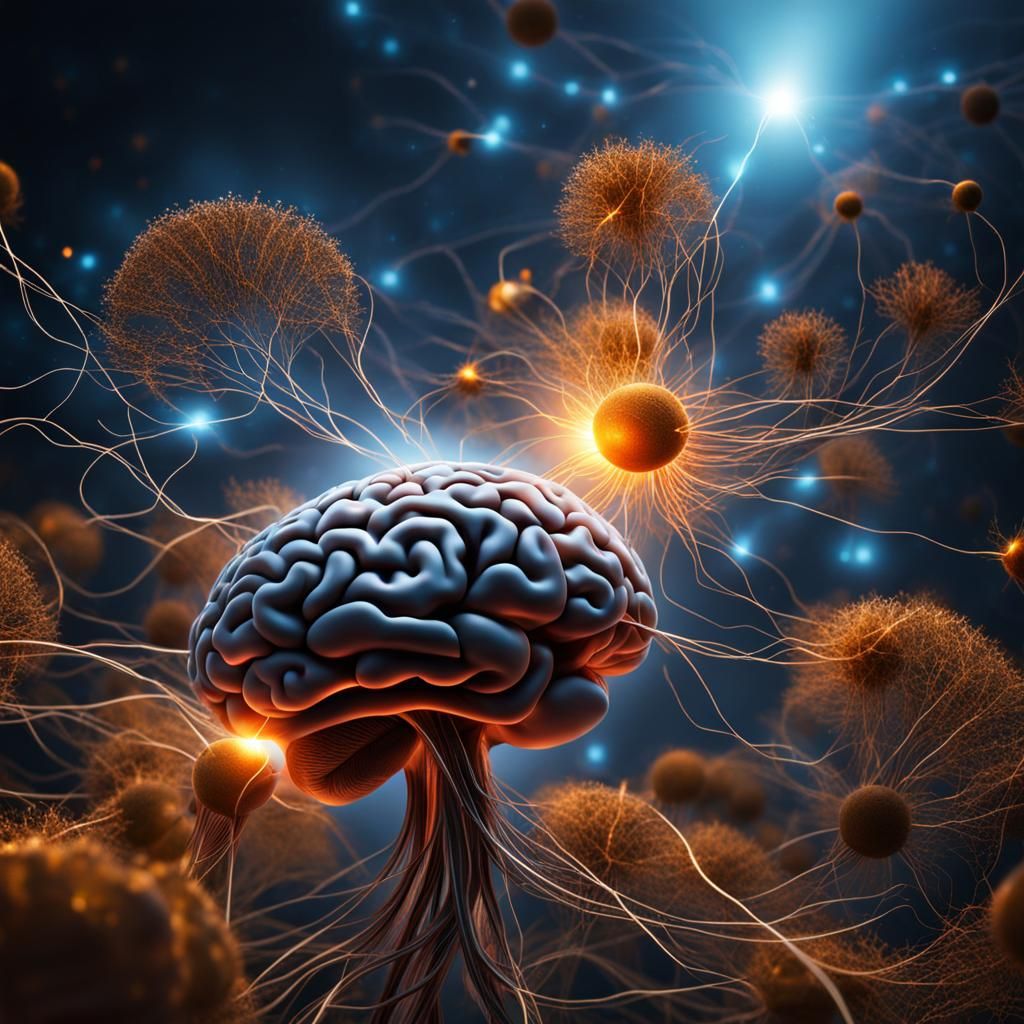 Brain Sending Electricity to the Universe
