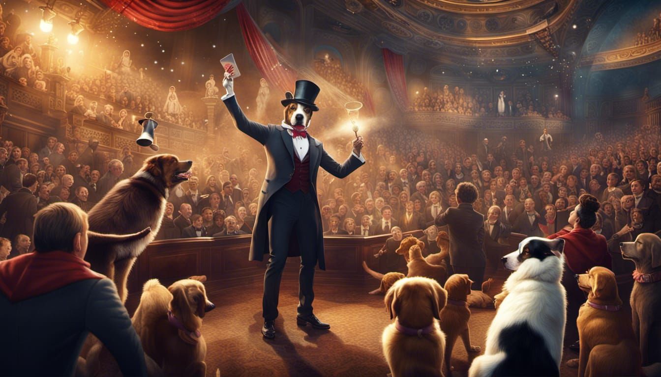 Swiss Mountain Dog Magician's Cat Surprise