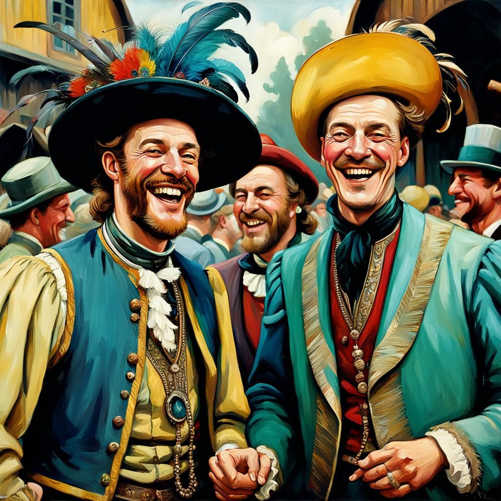 Renaissance Fair: Colorful Characters in a Classic Painting