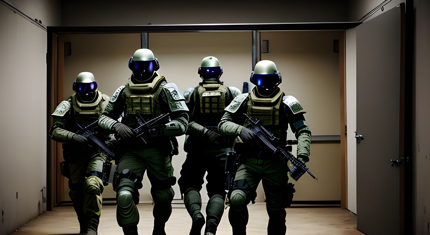 Special Forces Exploring the Backrooms