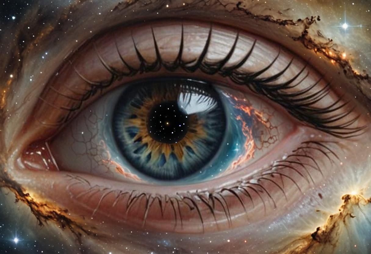 Hyper-Realistic Detailed Eye Close-Up