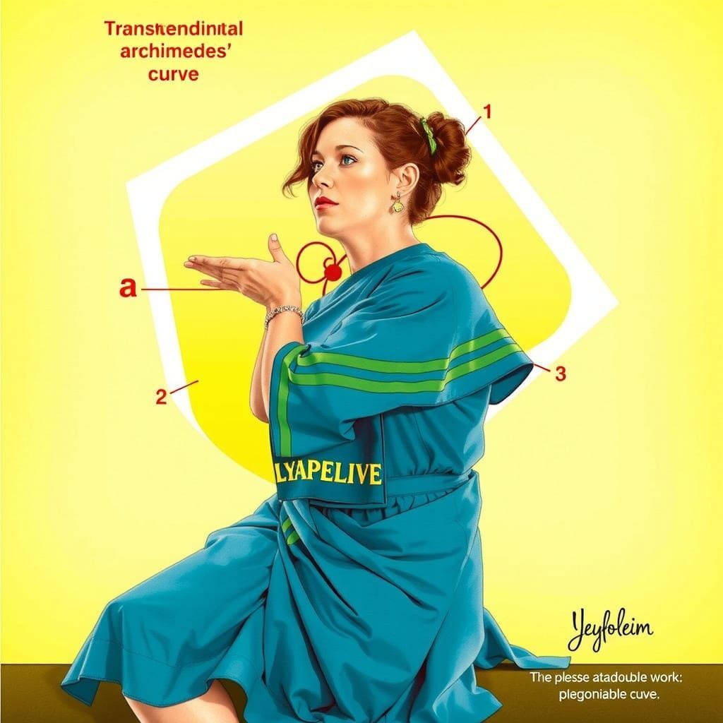 Mathematical Curves and Spirals in Abstract Geometric Art