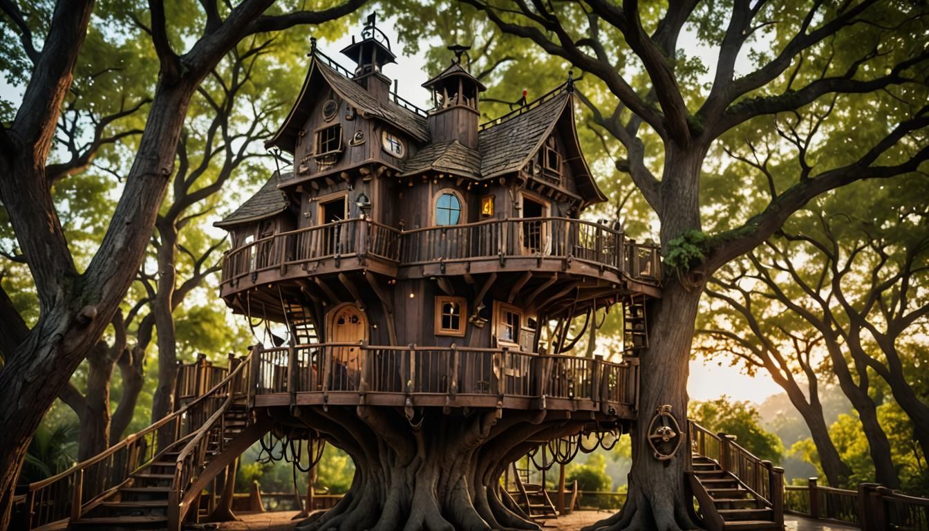 Pirate Ship Treehouse: Professional Photography