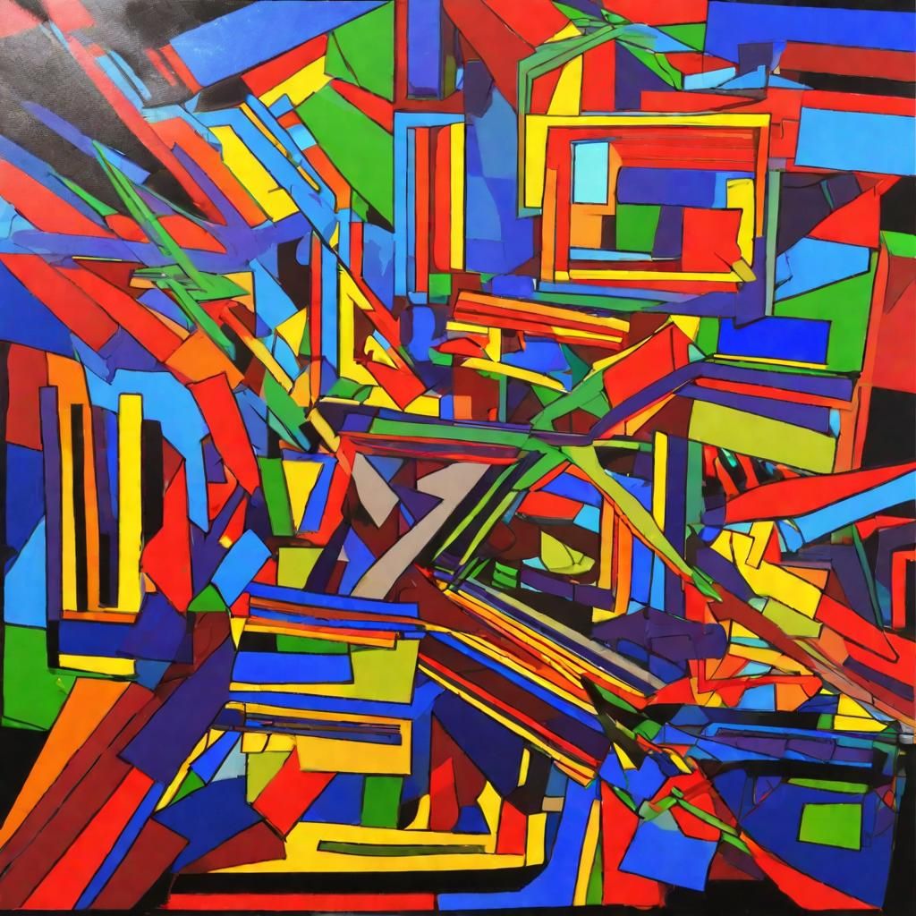 Abstract Image Generated from Single Word Prompt