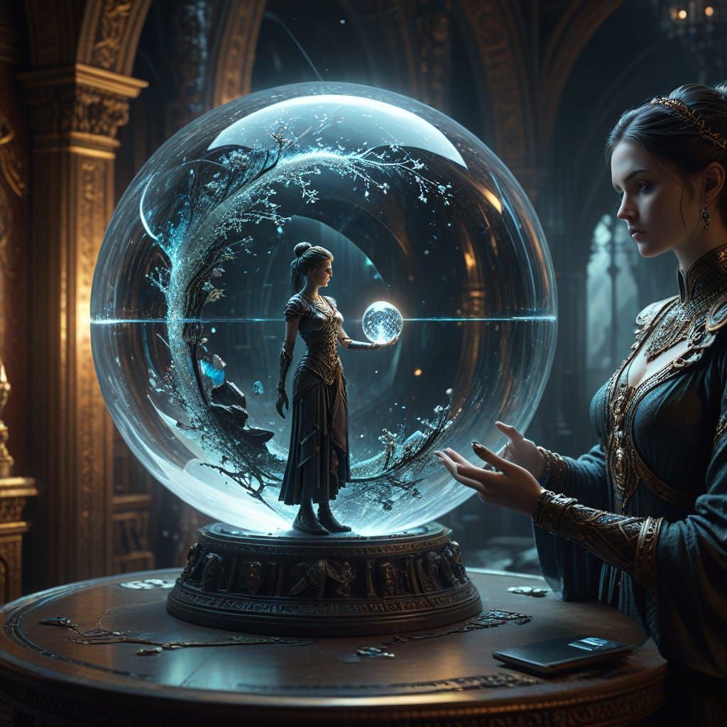 The AI Art Muse in Epic Digital Splendor