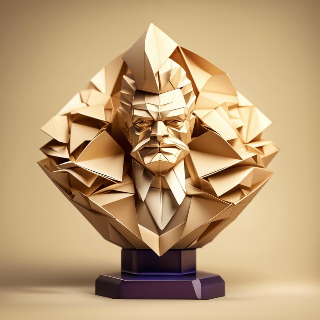 Origami Trophy for the Biggest Jerk