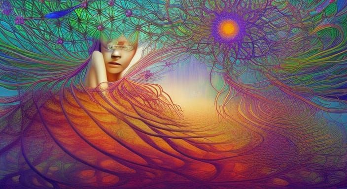 Brain Network's User Illusion in Surreal Perspective