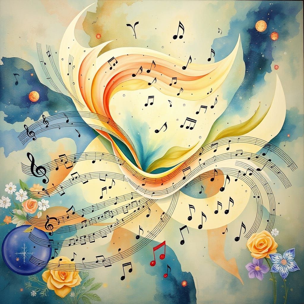 Flowing music, 2 of 4