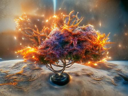 Cosmic Burning Bush: A Divine Revelation