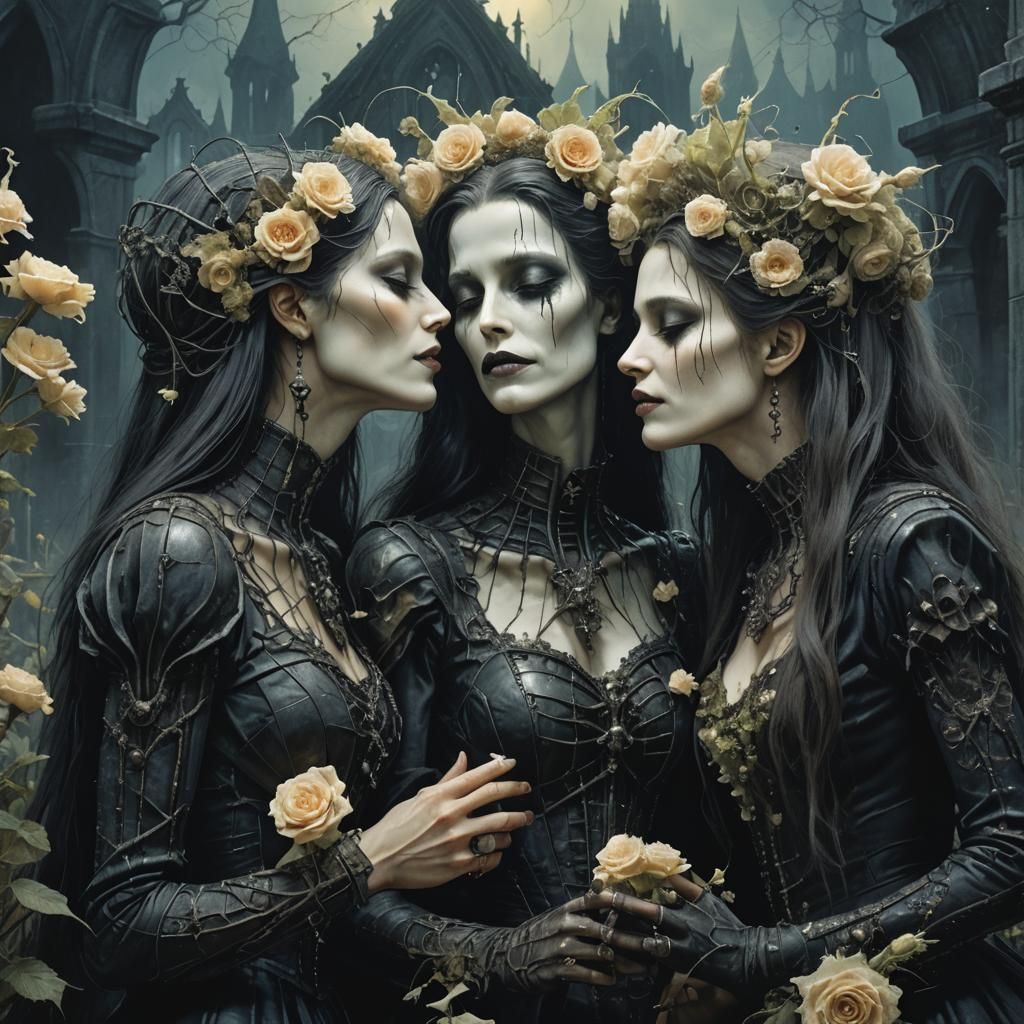 Gothic Wedding: Cyberpunk and Victorian Fusion