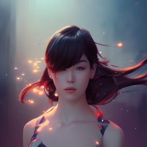 Detailed Portrait Art Inspired by Genshin Impact