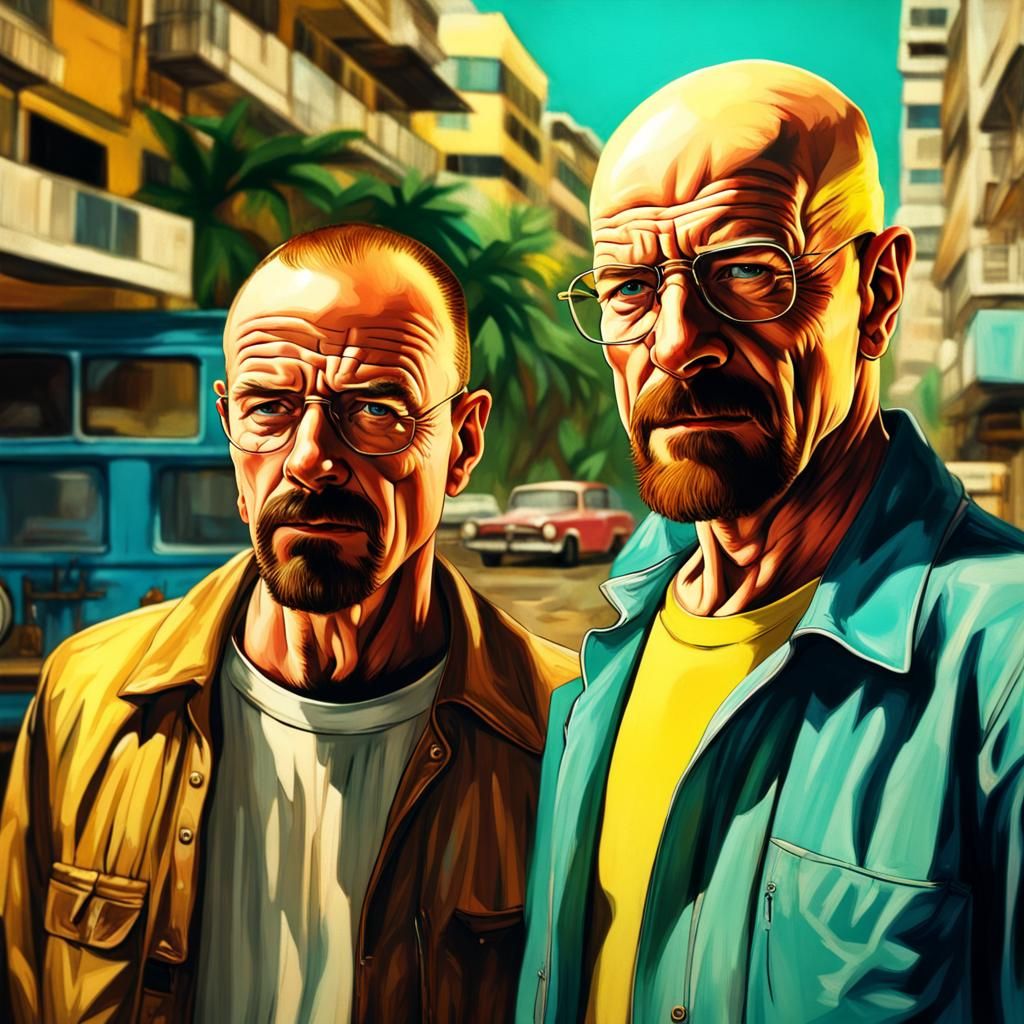 Walter White and Jesse Pinkman in Rio, 1970s