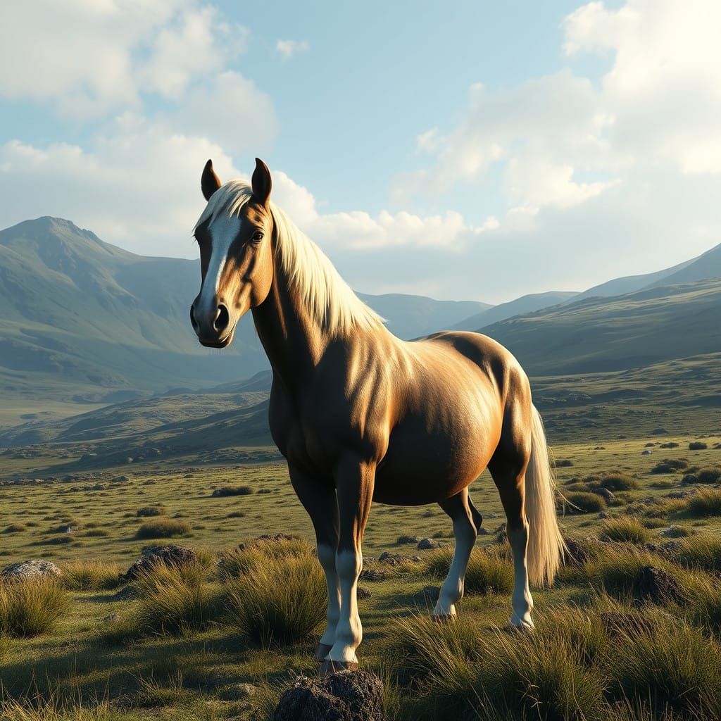 Equine Majesty in the Scottish Highlands