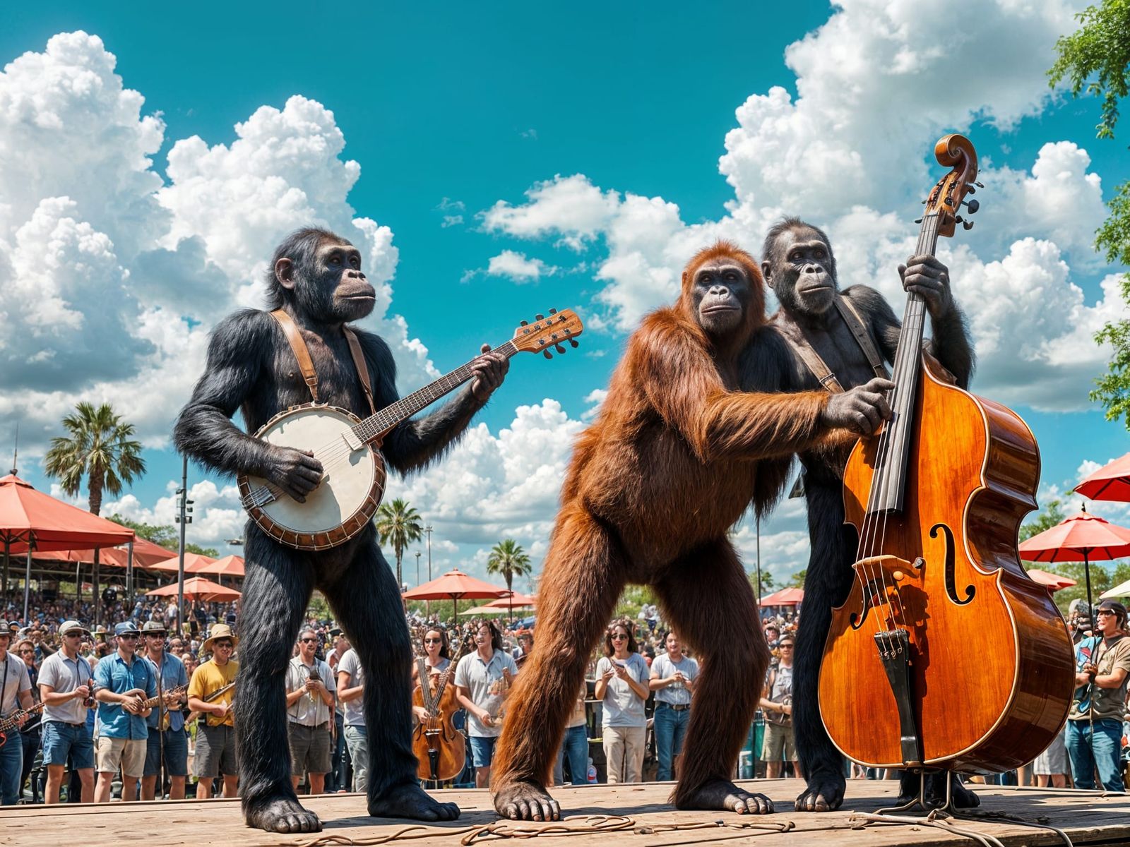 Swing that crazy bass man!