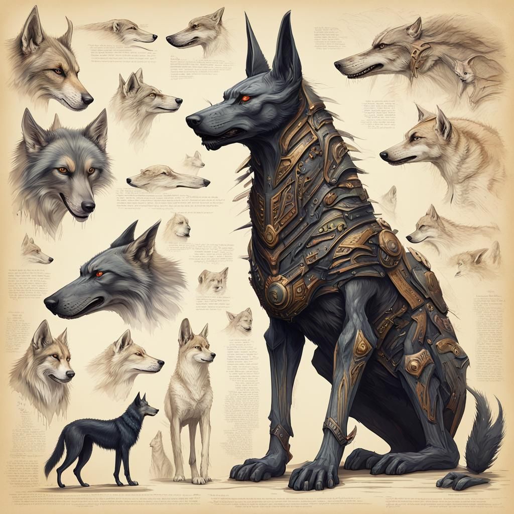 Alien Exoplanet: Anubis Werewolf Speculative Evolution