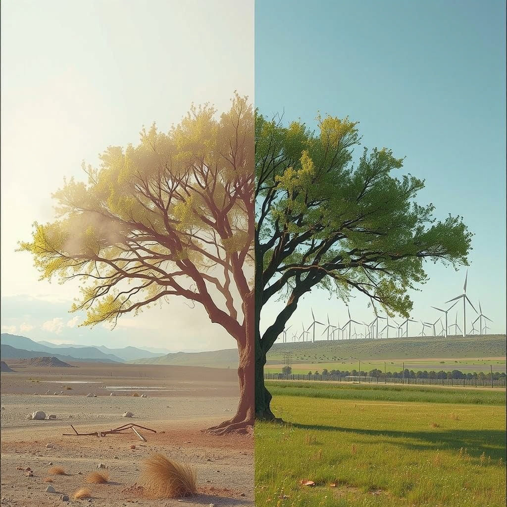 Tree in Dichotomous Environment with Vignette