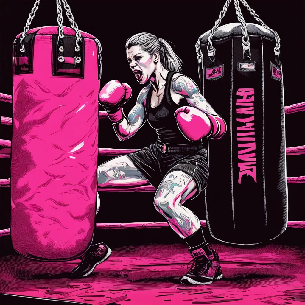 "I can't be without. You're my perfect little punching bag." A.B.Moore alias P!nk