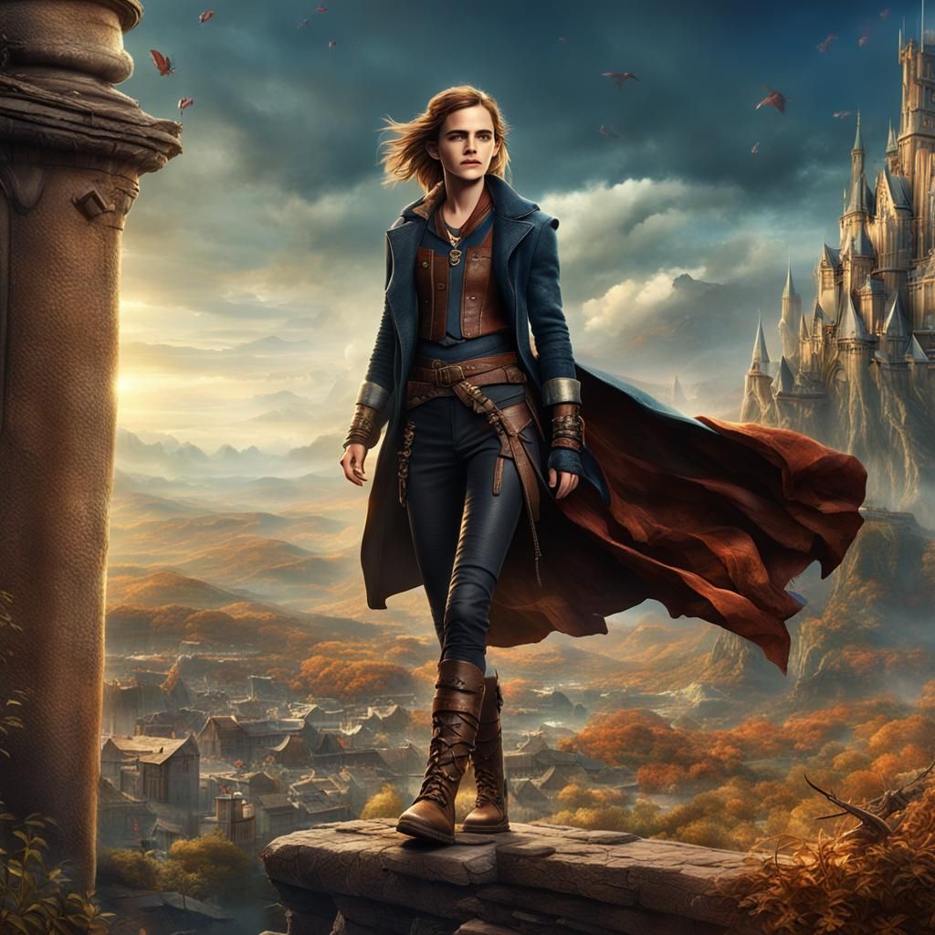 Fantasy Woman in Sumer: Detailed Matte Painting