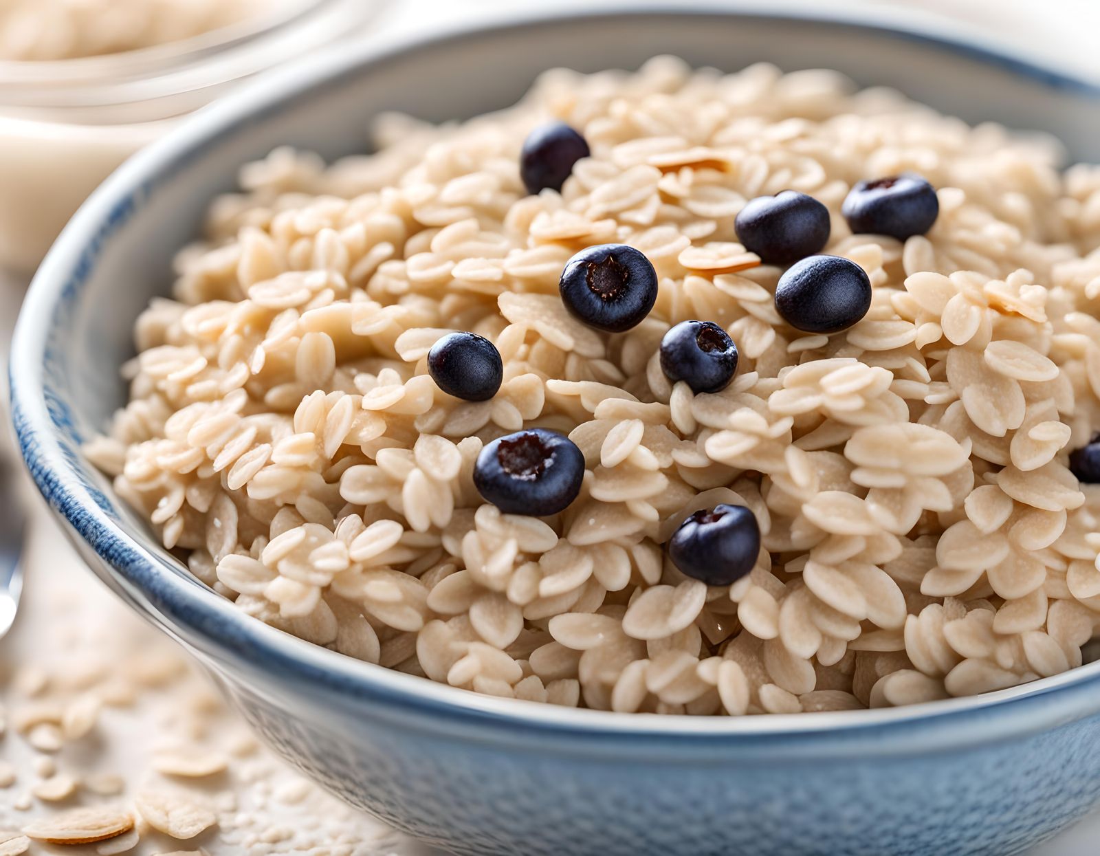 Oatmeal Bowl Close-up