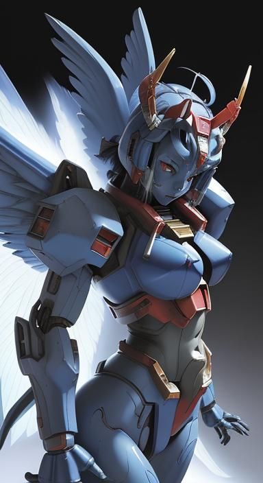 blue oni gundam