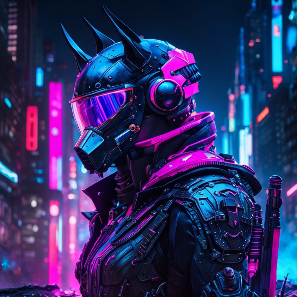 cyberpunk knight