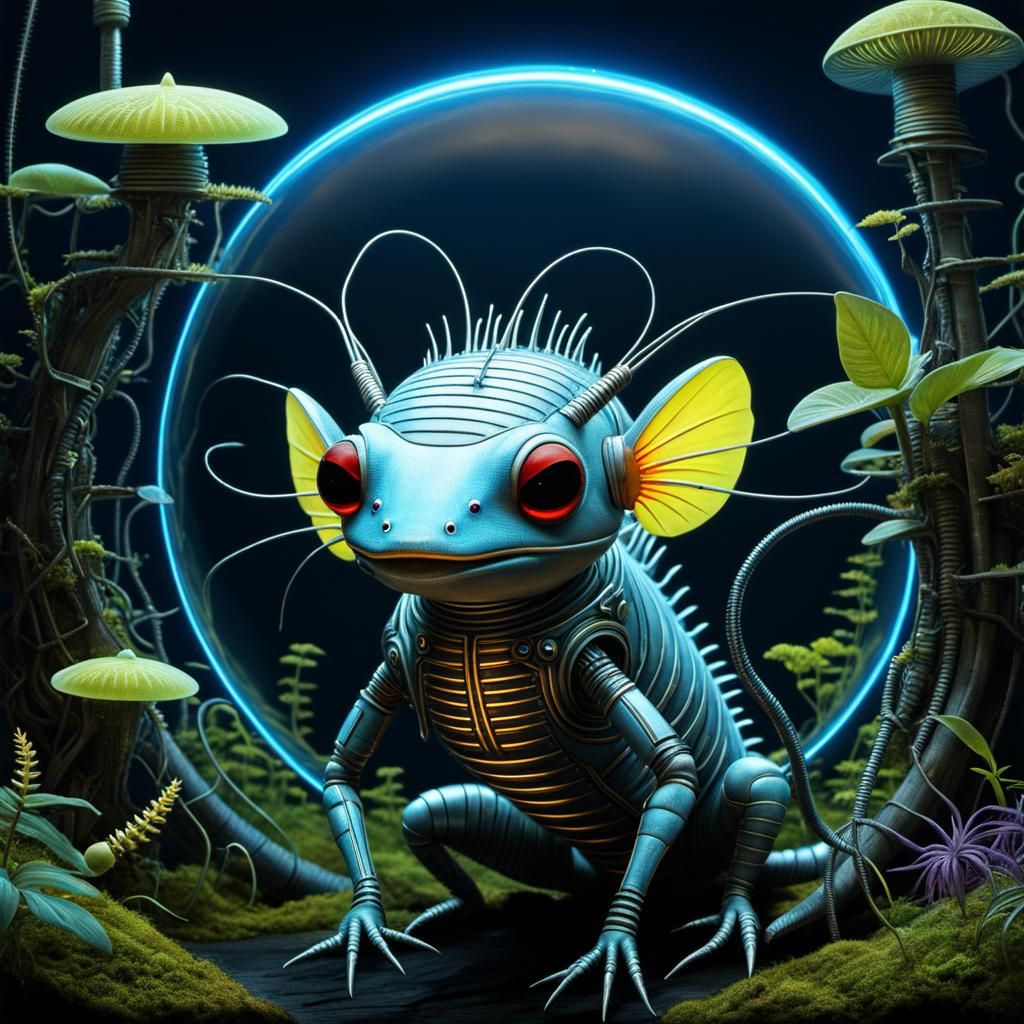 cyborg  axolotl