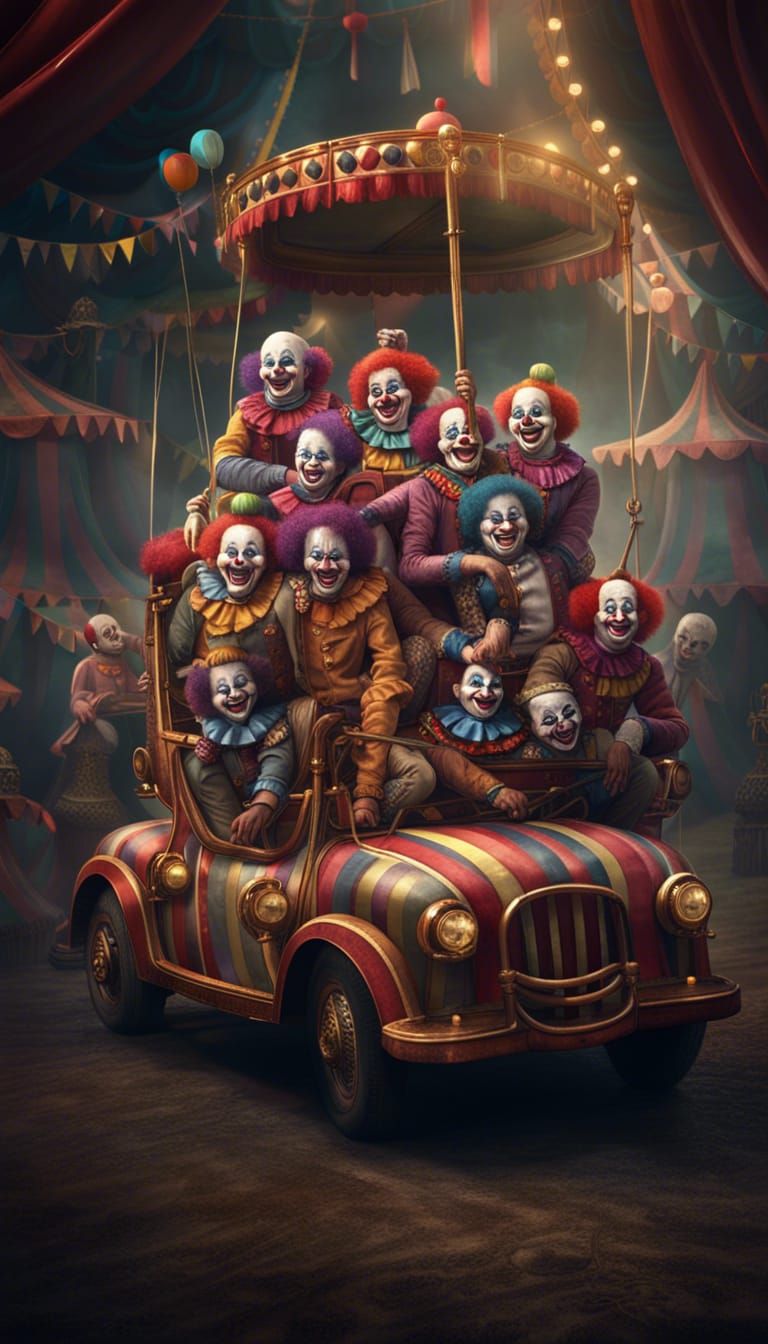 Mini Clown Car Circus Spectacle