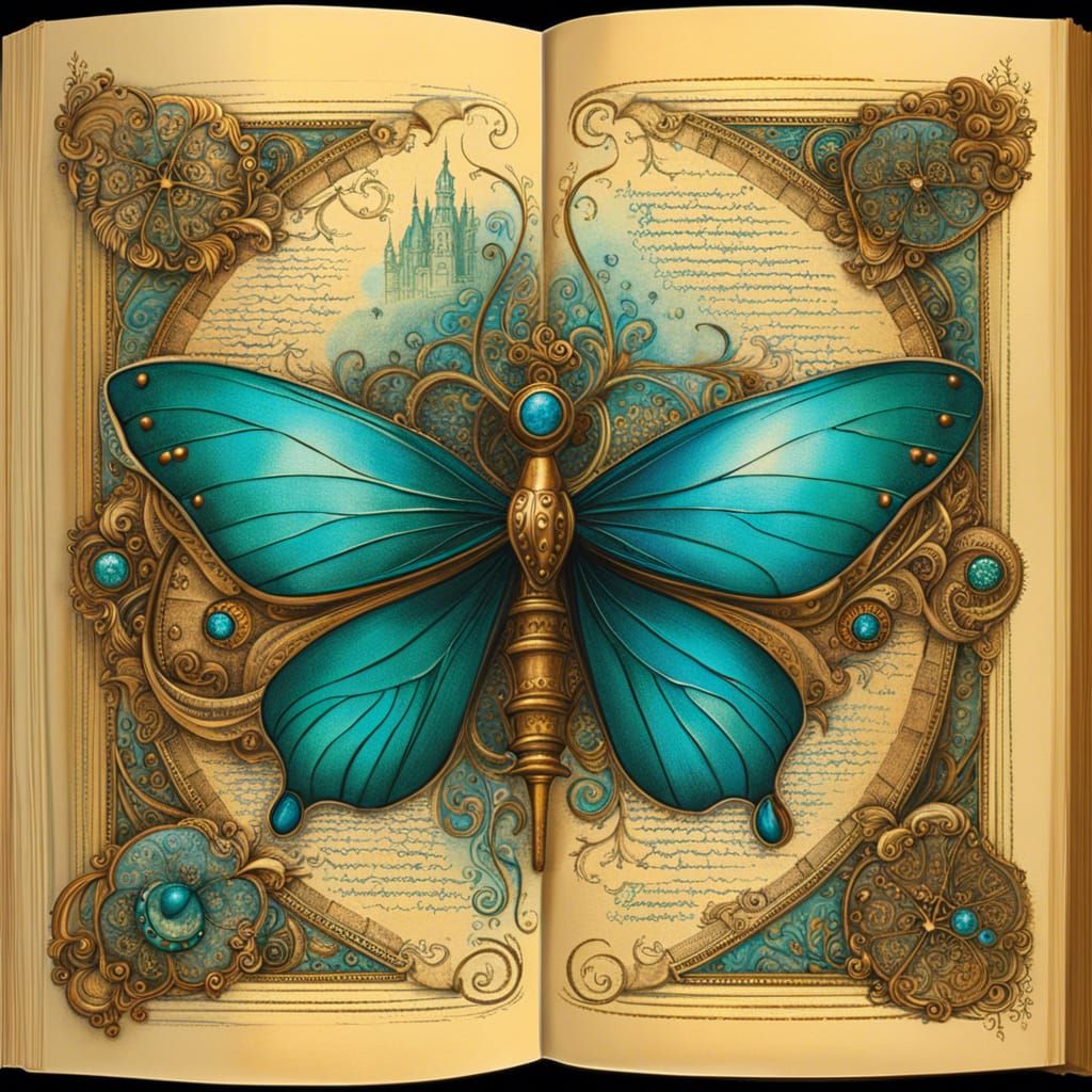 Mechanical Fairy Anatomy in Renaissance Style