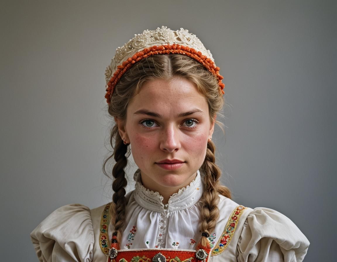 Dancing Dutch Girl Portrait in Amsterdam