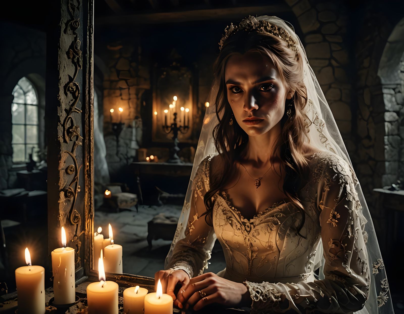 Mysterious Bride Ritual in an Abandoned Mansion