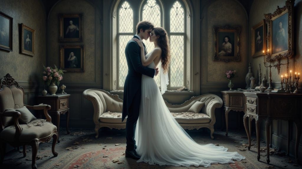 Ghostly Lovers in Gothic Danse Macabre