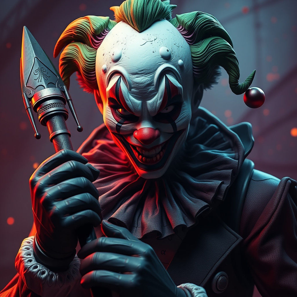 Fortnite Twisted Clown Assassin Concept Art