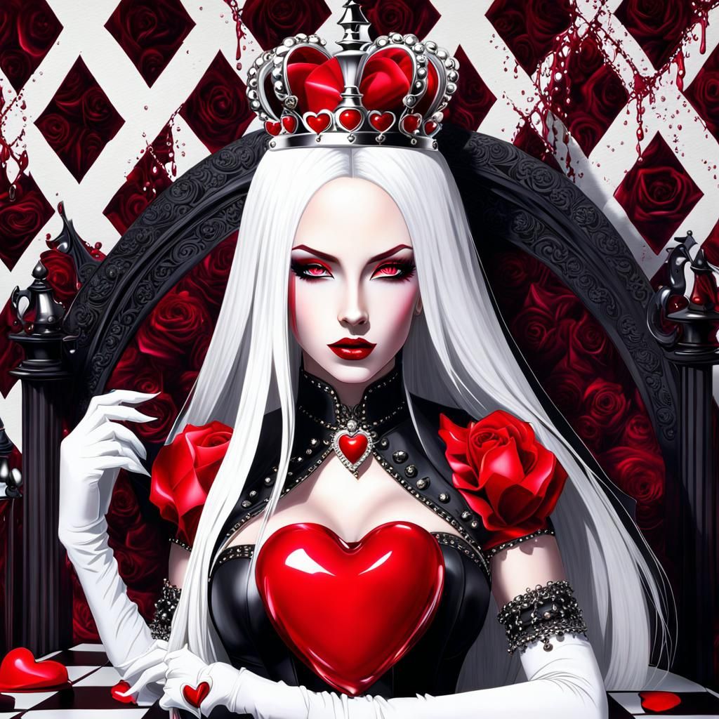 gothic queen of hearts