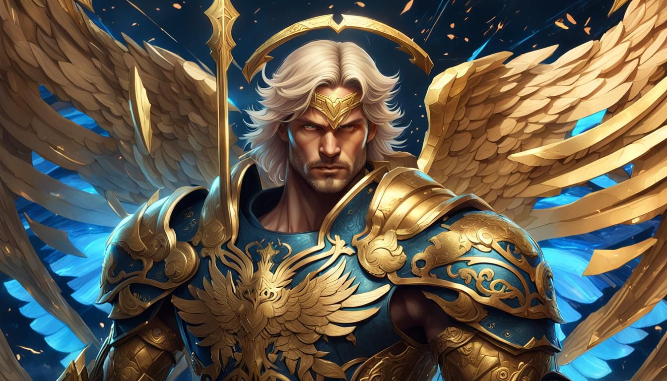 Uriel: Angel of Zodiac in Golden Armor