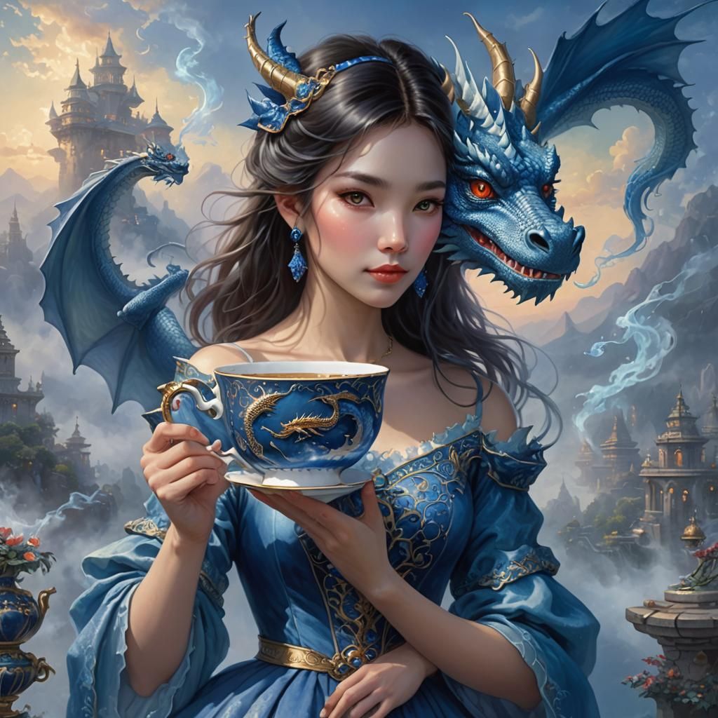 Tea Time with Dragon