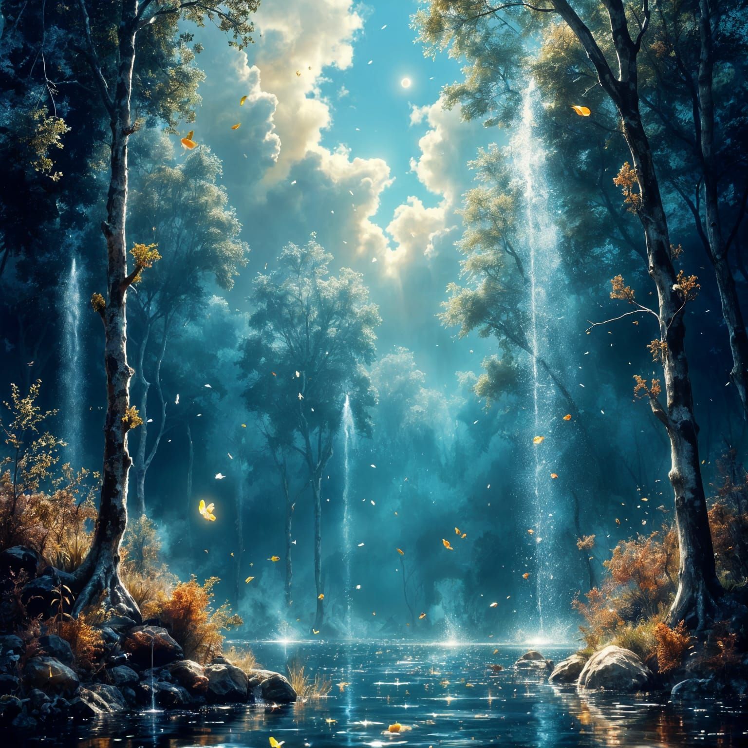 Underwater Streamers: A Colorful Undersea World