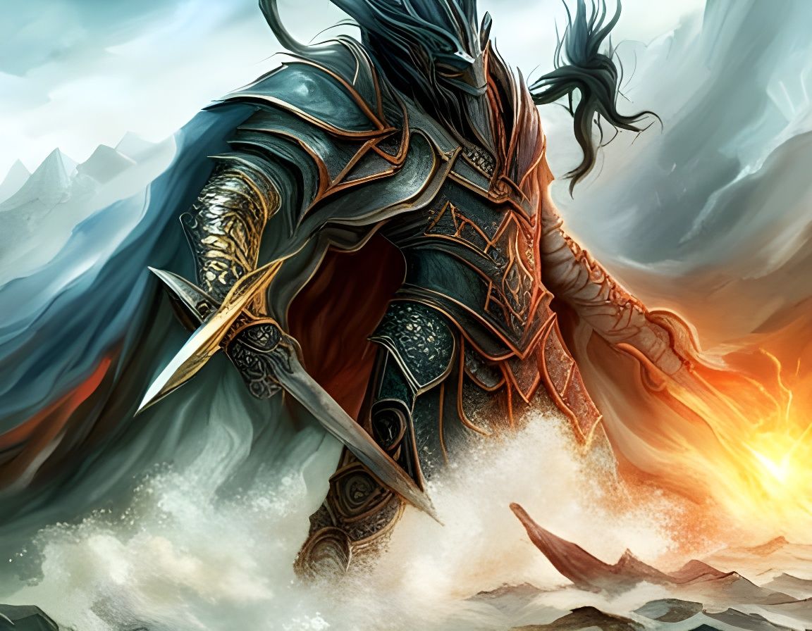 Epic Battle Between Light and Darkness
