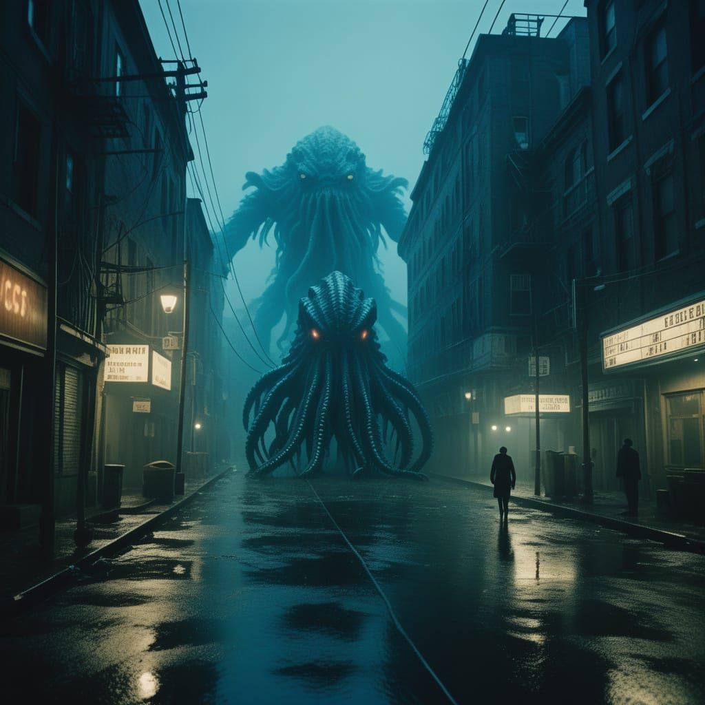Mysterious Sea Monsters Emerge from the Depths in a Desolate...