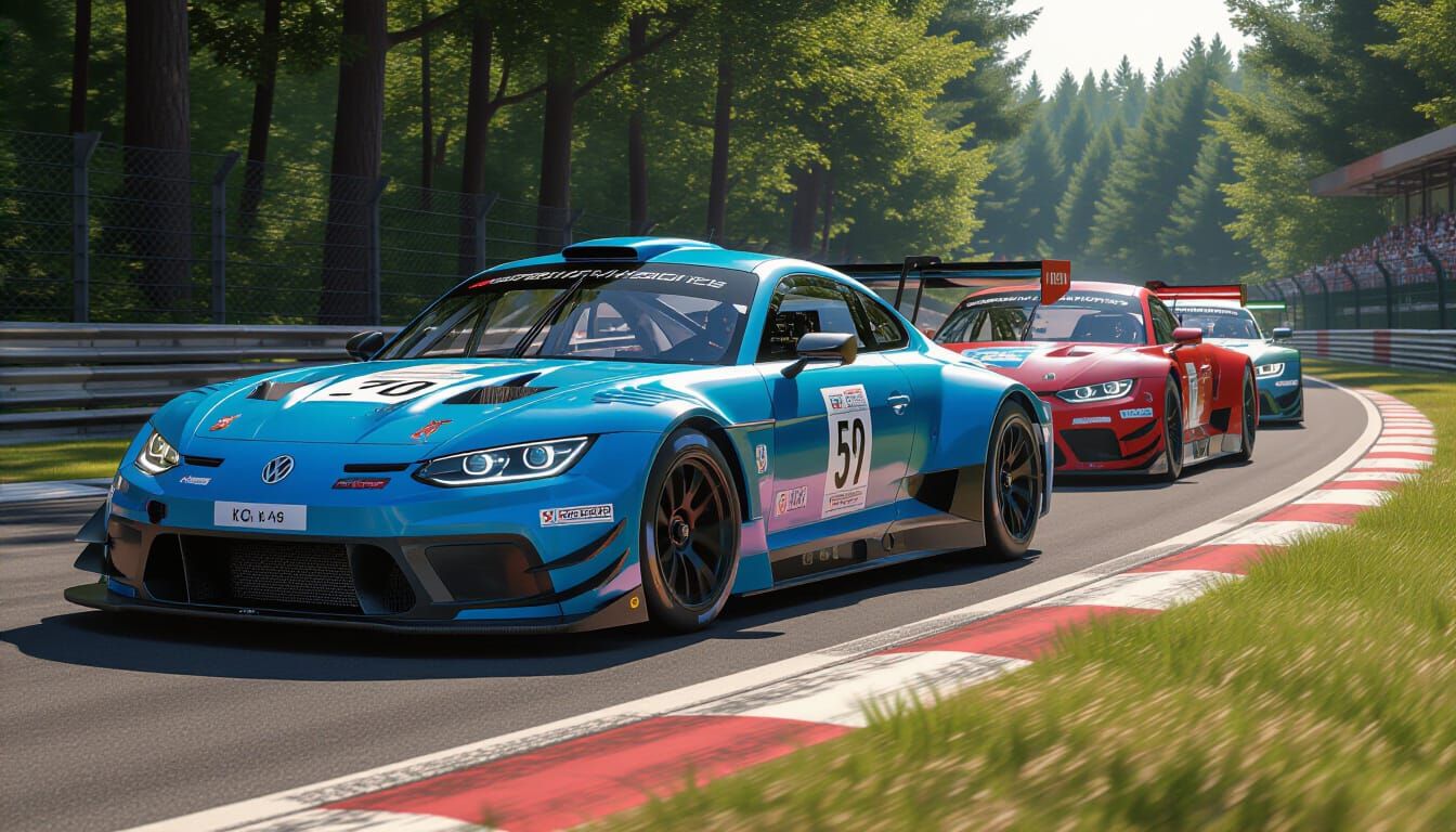 Karmann Ghia GT3 Race at Spa-Francorchamps