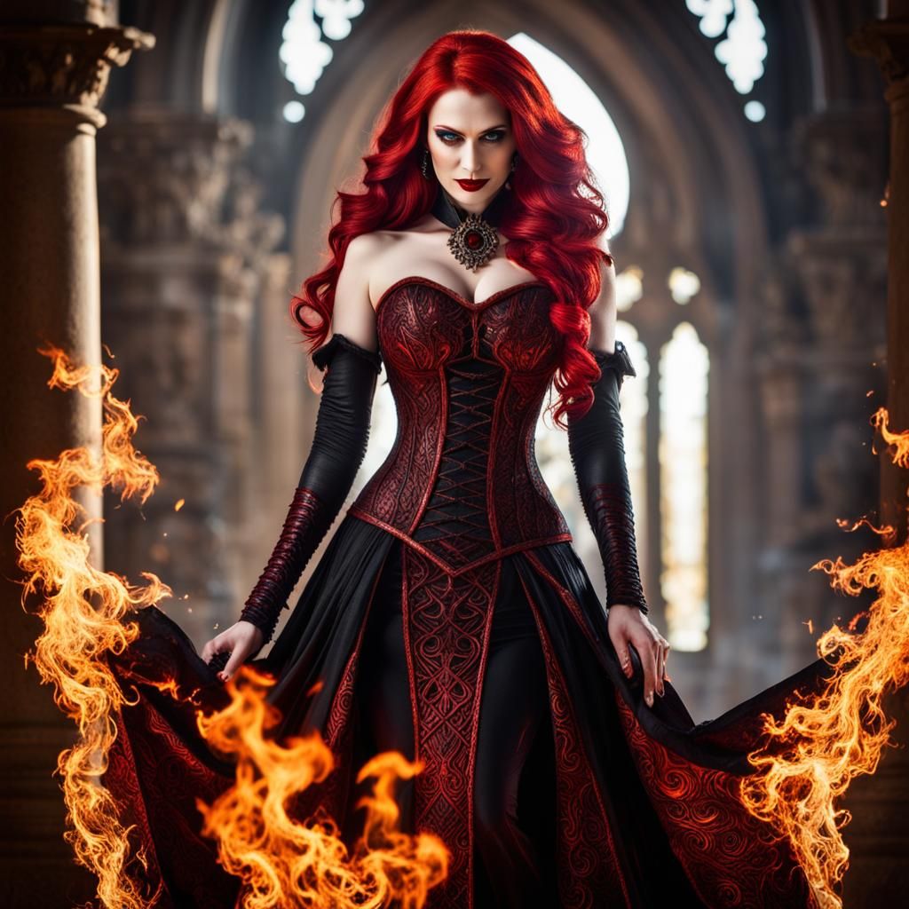 Vampiress Queen: Seduction and Horror in Sharp Focus