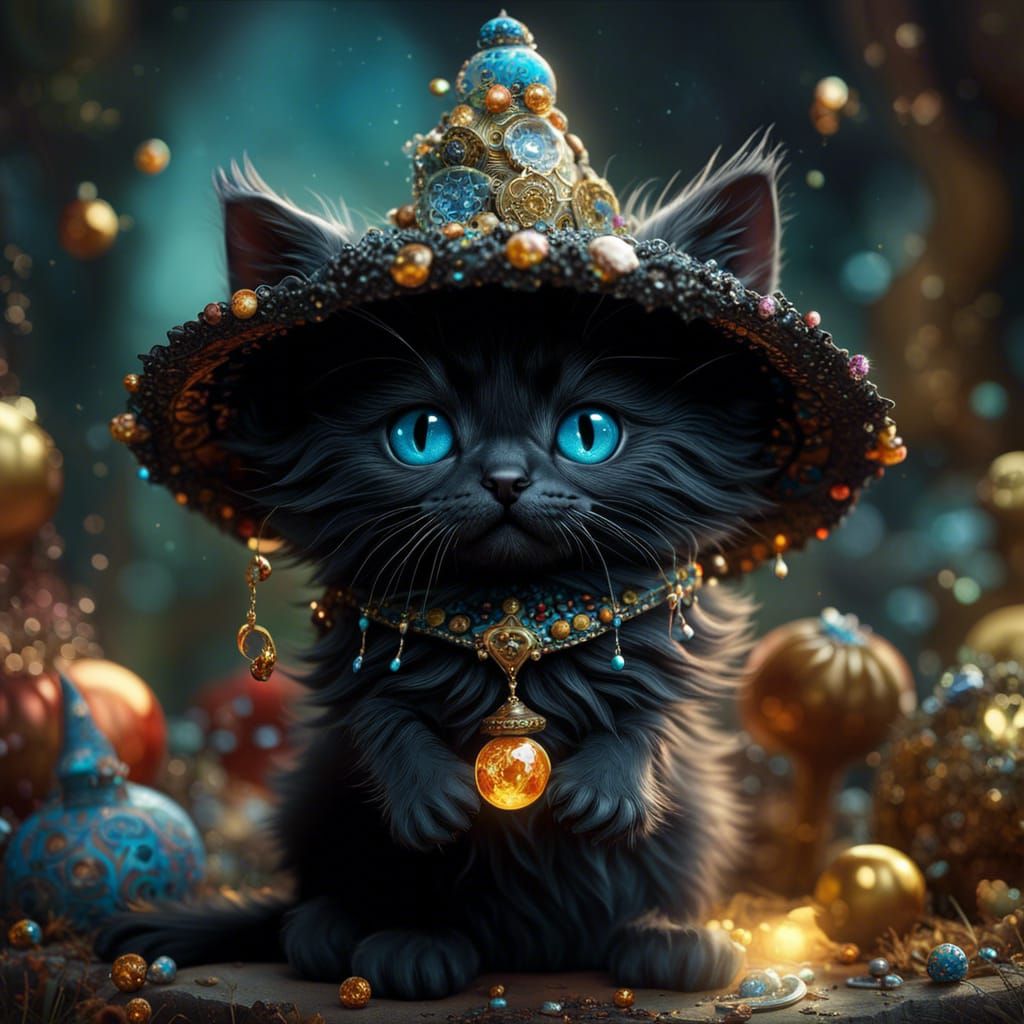 Wizard kitten