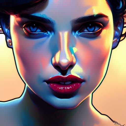 Intricate Portrait with Dynamic Lighting in Unreal Engine