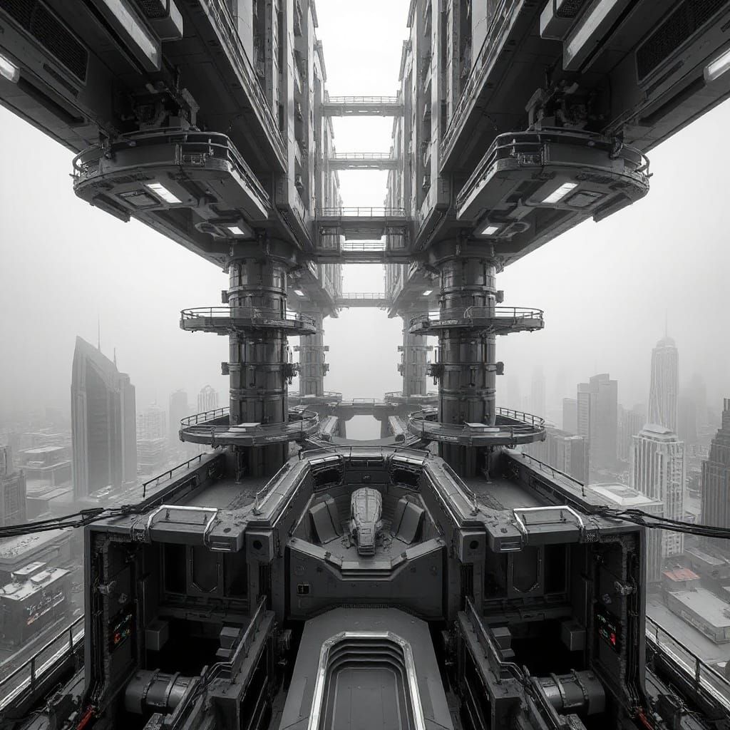 futuristic city