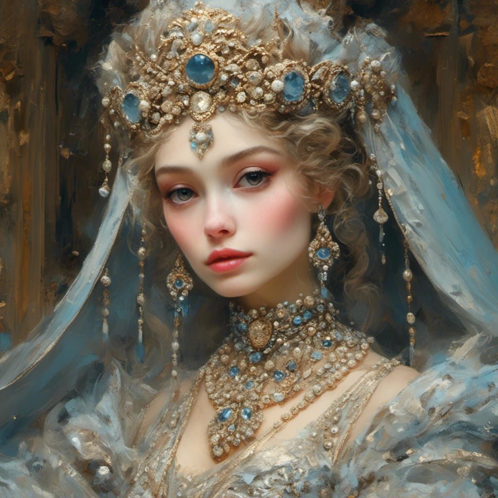 AI as Imperial Russian Princess in Ornate Clothing