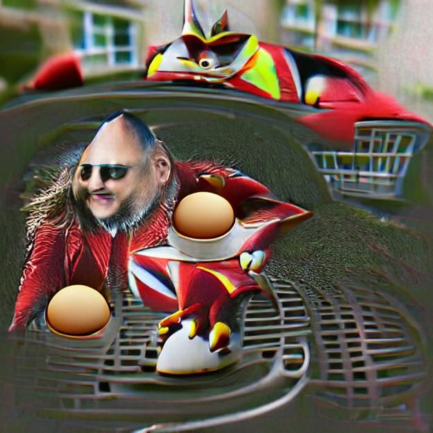 AI Generated Image of Eggman