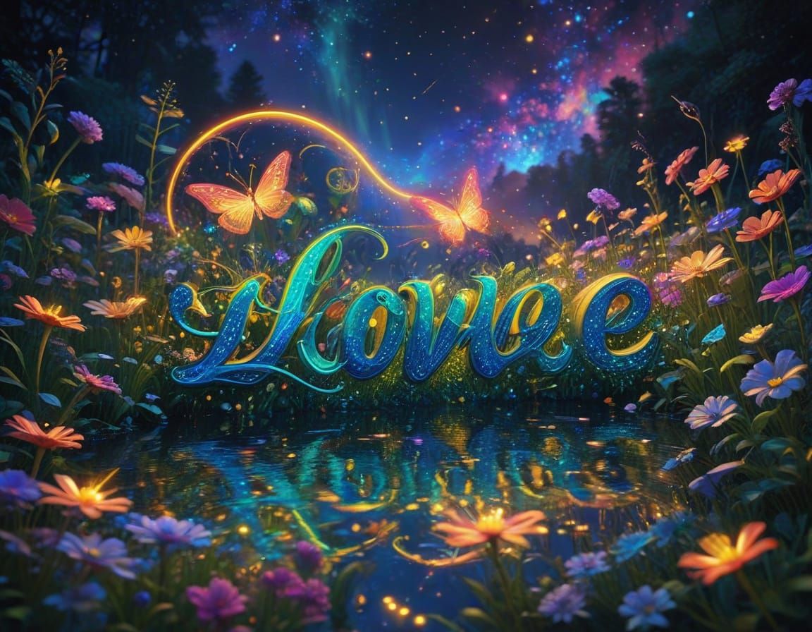 Ethereal Cosmic Earth in Vibrant Psychedelic Style
