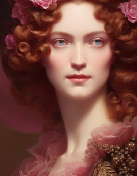 Princess Briar Rose in Rococo Style